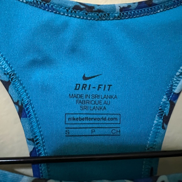 Blue printed Nike sports bra - Picture 3 of 3